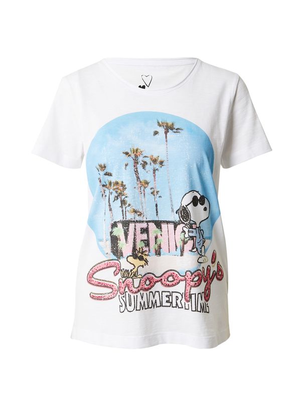 Frogbox Frogbox Тениска  светлосиньо / бледорозово / червено / бяло