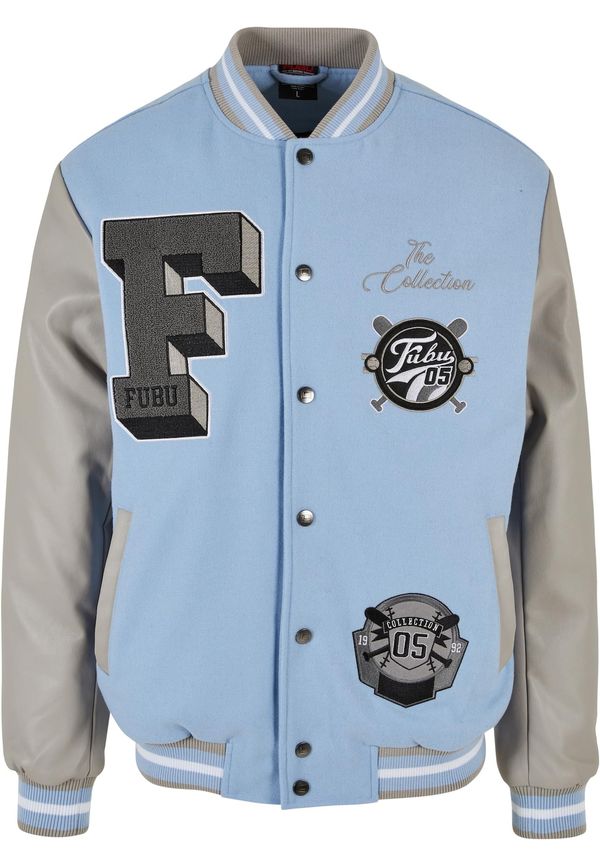 FUBU FUBU Преходно яке  светлосиньо / сиво / черно