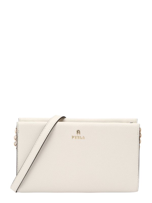 FURLA FURLA Чанта с презрамки 'Camelia'  кремаво / злато