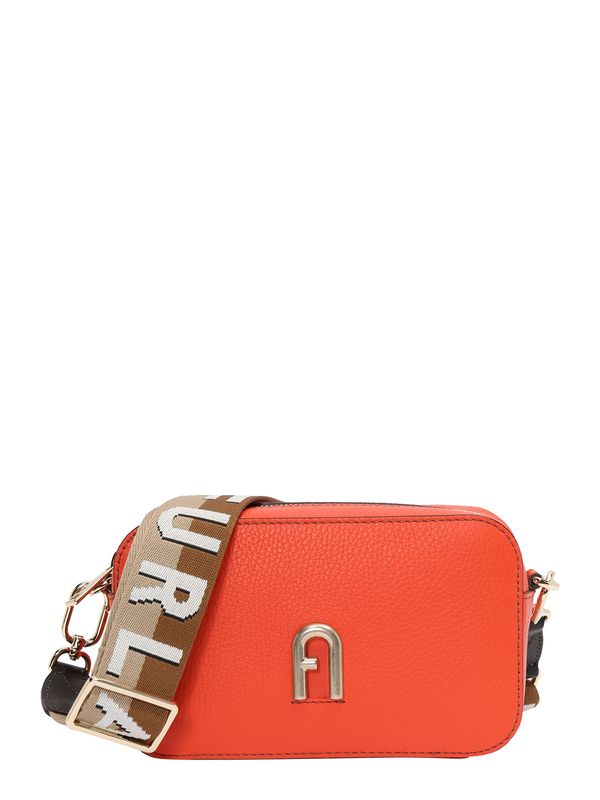 FURLA FURLA Чанта с презрамки 'PRIMULA MINI'  кафяво / оранжево / черно / бяло
