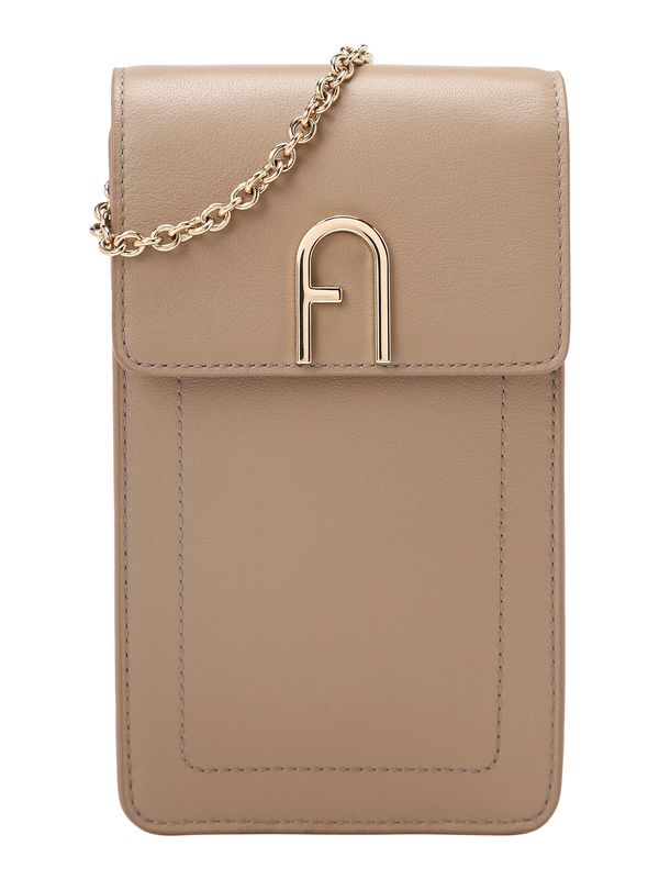 FURLA FURLA Чанта с презрамки  тъмнобежово / злато