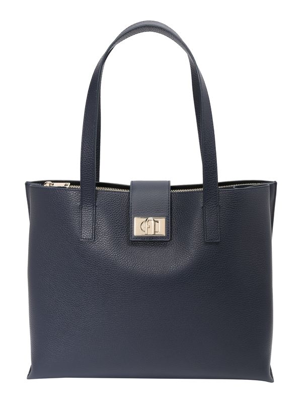 FURLA FURLA "Чанта тип ""Shopper""" 'ERACLE'  морскосиньо / злато