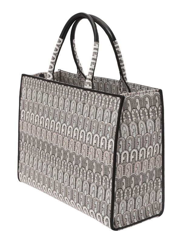 FURLA FURLA "Чанта тип ""Shopper""" 'OPPORTUNITY'  телесен цвят / черно / бяло