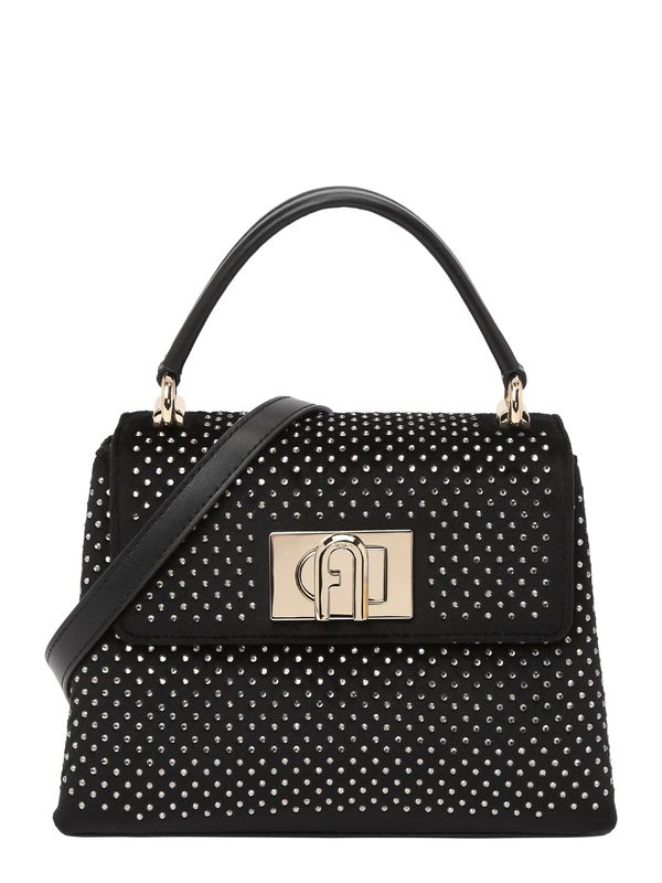 FURLA FURLA Дамска чанта  черно / прозрачно