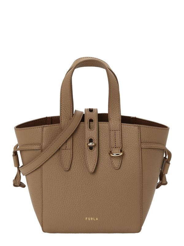 FURLA FURLA Дамска чанта 'NET MINI'  тъмнобежово / злато
