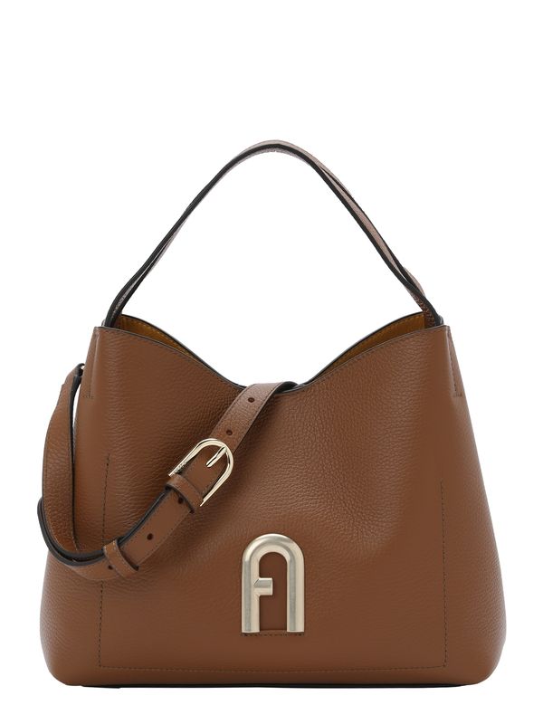 FURLA FURLA Дамска чанта 'PRIMULA'  шоколад / злато