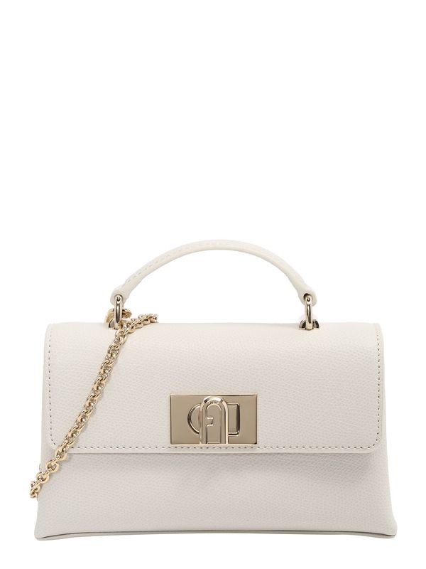 FURLA FURLA Дамска чанта  злато / бяло