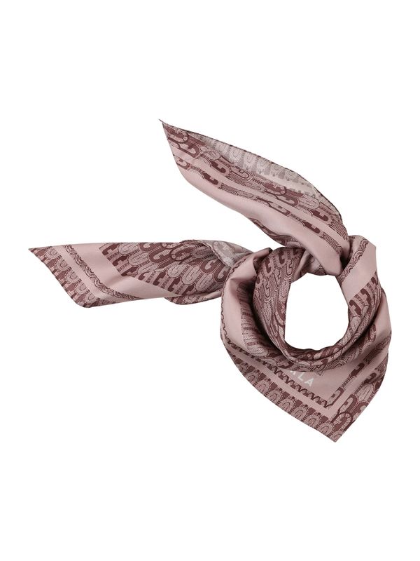 FURLA FURLA Кърпи 'TORTONA CARRE'  тъмнолилаво / бледорозово