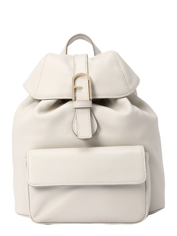 FURLA FURLA Раница 'FLOW'  злато / бял памук