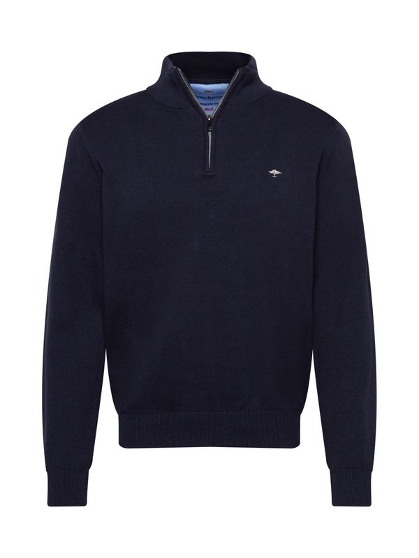 FYNCH-HATTON FYNCH-HATTON Пуловер  нейви синьо / бяло