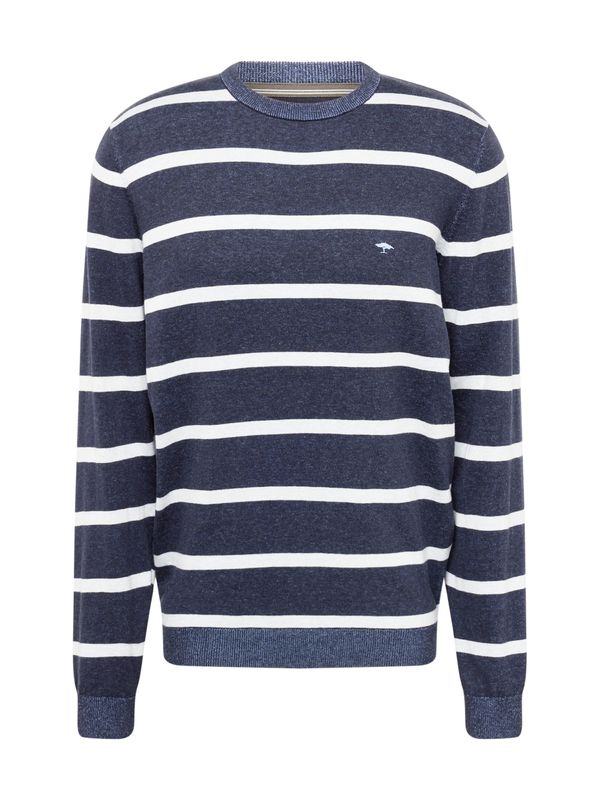 FYNCH-HATTON FYNCH-HATTON Пуловер  нейви синьо / бяло