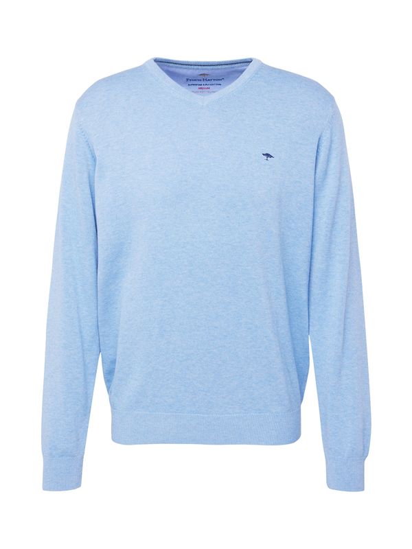 FYNCH-HATTON FYNCH-HATTON Пуловер  нейви синьо / светлосиньо