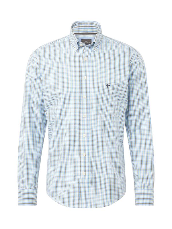 FYNCH-HATTON FYNCH-HATTON Риза  синьо / брокат / пастелно зелено / бяло