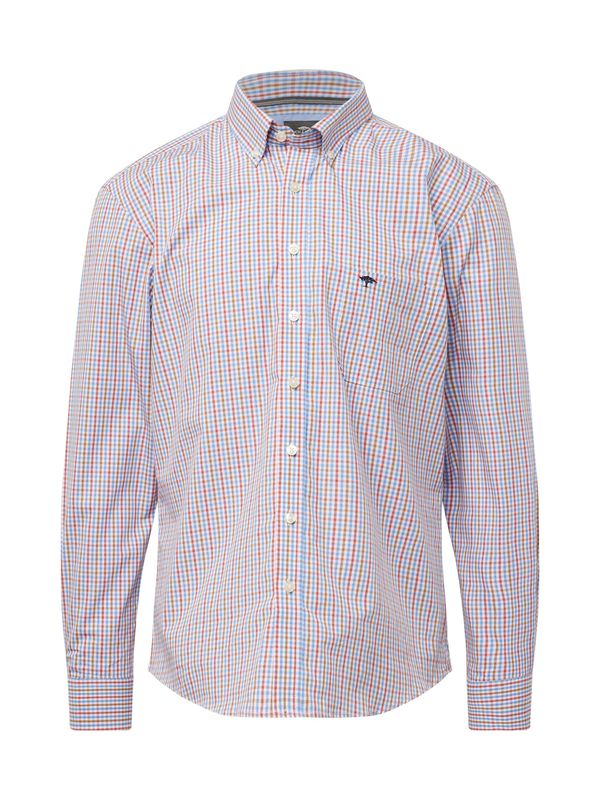 FYNCH-HATTON FYNCH-HATTON Риза 'Superfine'  светлосиньо / коняк / червено / бяло