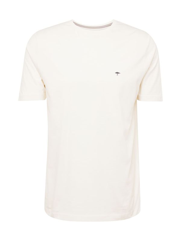 FYNCH-HATTON FYNCH-HATTON Тениска  черно / мръсно бяло