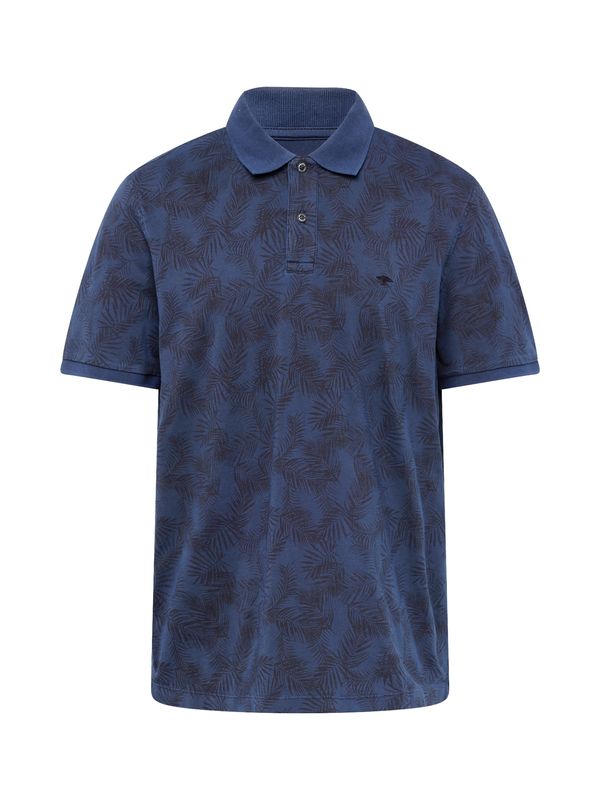 FYNCH-HATTON FYNCH-HATTON Тениска  нейви синьо / черно