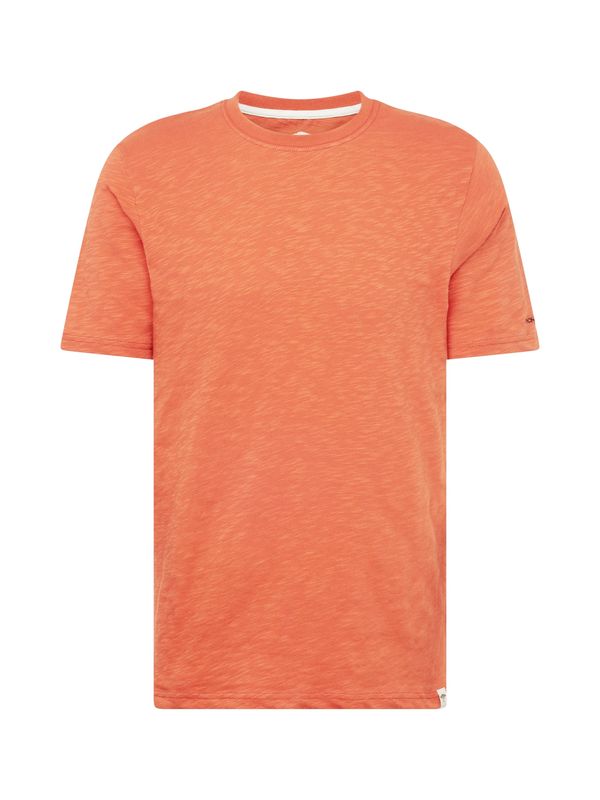 FYNCH-HATTON FYNCH-HATTON Тениска 'Slub'  нейви синьо / корал / бяло