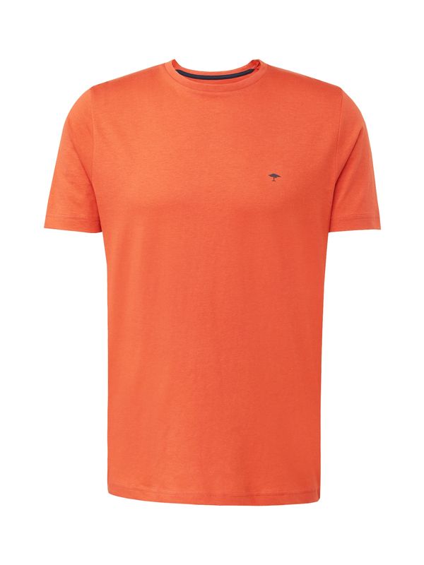 FYNCH-HATTON FYNCH-HATTON Тениска  тъмно коралово / черно