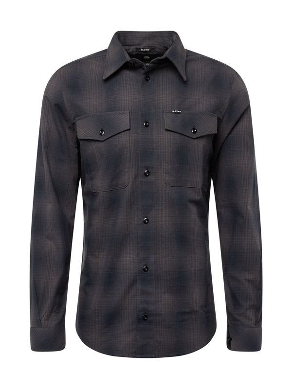 G-Star RAW G-Star RAW Риза 'Marine'  таупе сиво / черно