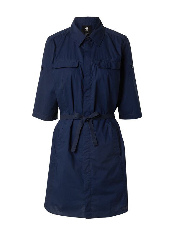 G-Star RAW G-Star RAW Рокля тип риза  тъмносиньо