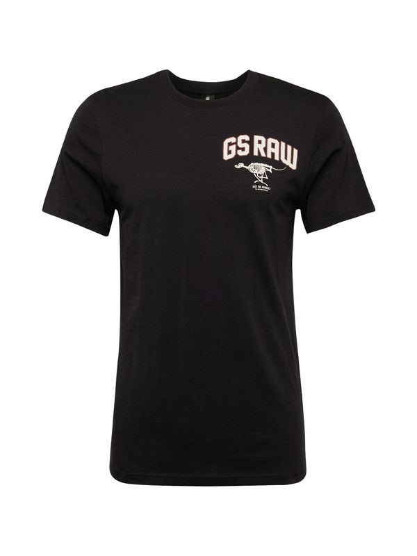 G-Star RAW G-Star RAW Тениска  черно / бяло