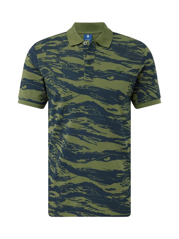 G-Star RAW G-Star RAW Тениска 'Dunda'  нейви синьо / маслина