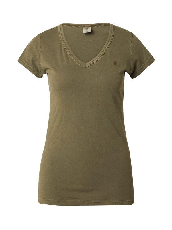 G-Star RAW G-Star RAW Тениска 'Eyben'  тъмнозелено