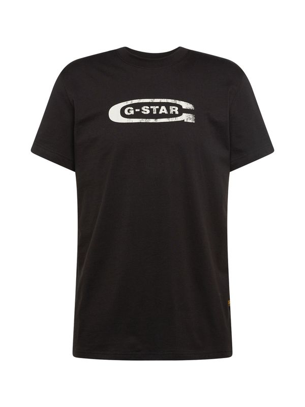 G-Star RAW G-Star RAW Тениска  оранжево / черно / бяло