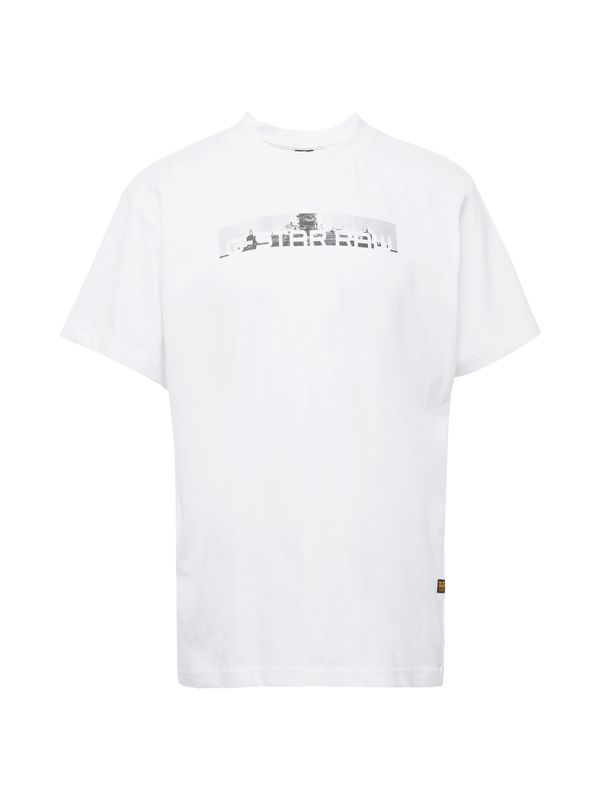 G-Star RAW G-Star RAW Тениска  светлосиньо / оранжево / черно / бяло