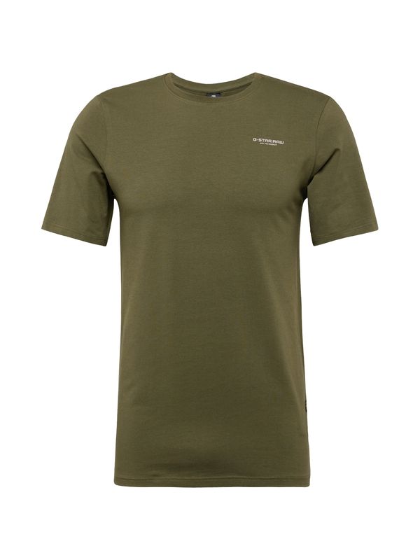 G-Star RAW G-Star RAW Тениска  светлосиво / маслина