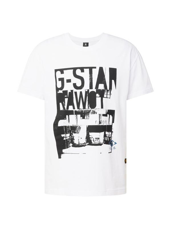 G-Star RAW G-Star RAW Тениска 'Underground'  черно / бяло