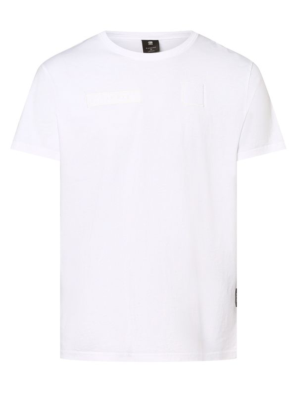 G-Star RAW G-Star RAW Тениска 'Velcro'  черно / бяло