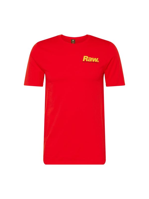 G-Star RAW G-Star RAW Тениска  жълто / червено
