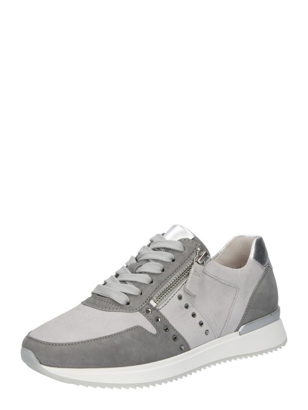 GABOR GABOR Ниски маратонки  сиво / базалтово синьо