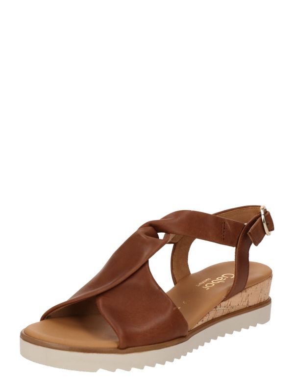 GABOR GABOR Сандали  бежово / камел / бяло