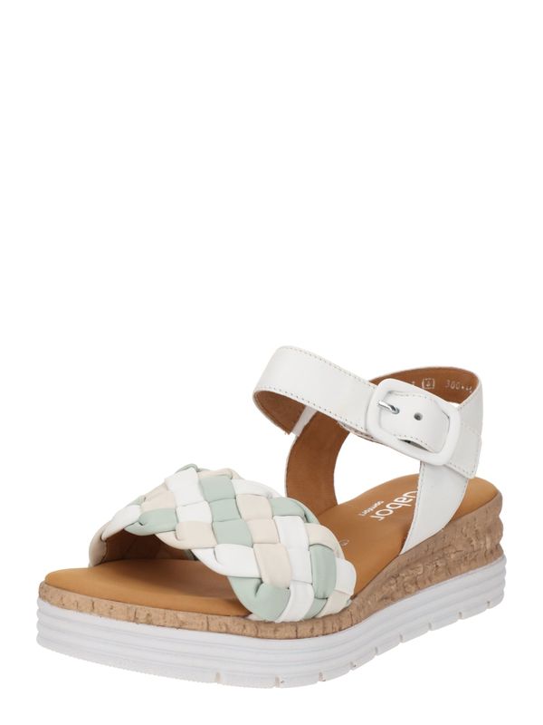 GABOR GABOR Сандали  мента / пудра / бяло