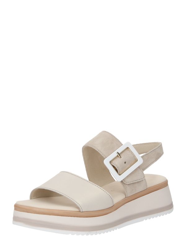 GABOR GABOR Сандали с каишка  бежово / светлобежово