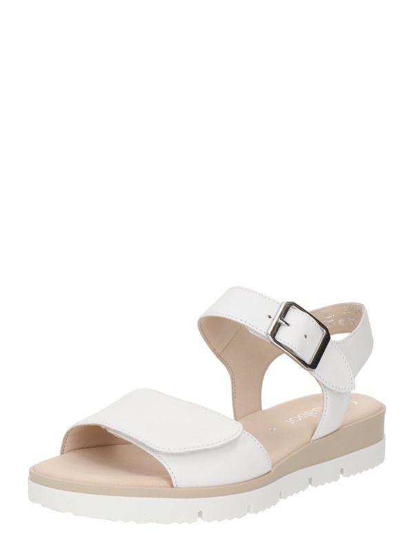 GABOR GABOR Сандали с каишка  бяло