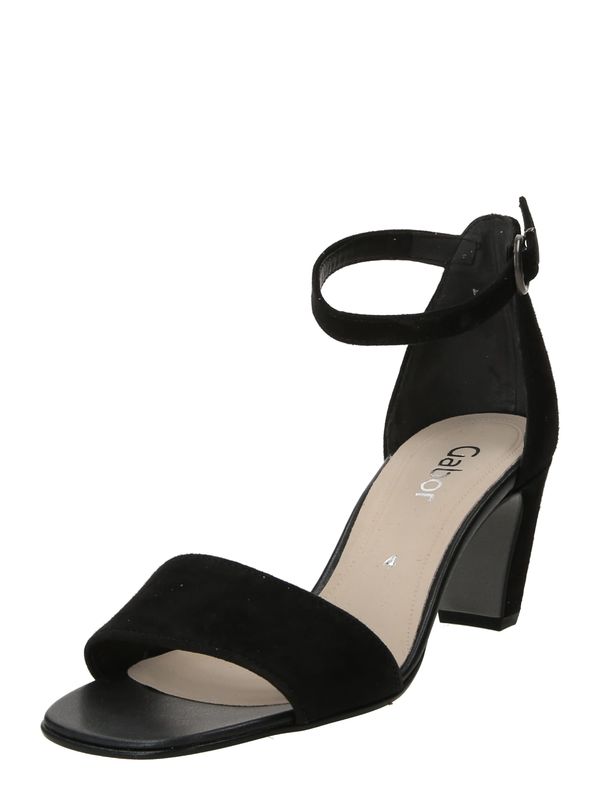 GABOR GABOR Сандали с каишка  черно