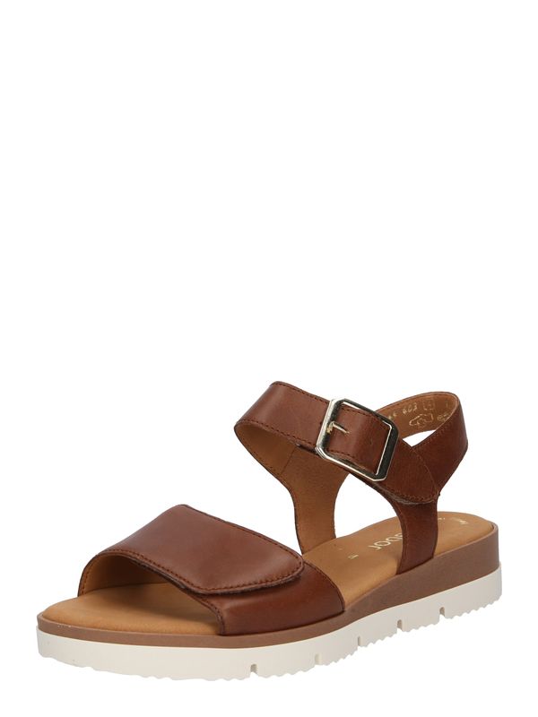 GABOR GABOR Сандали с каишка  кафяво