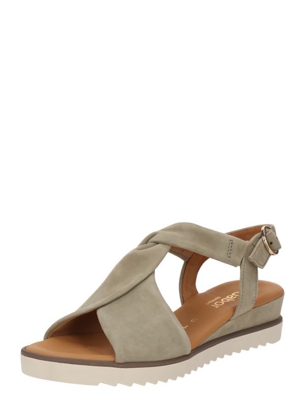 GABOR GABOR Сандали с каишка  каки