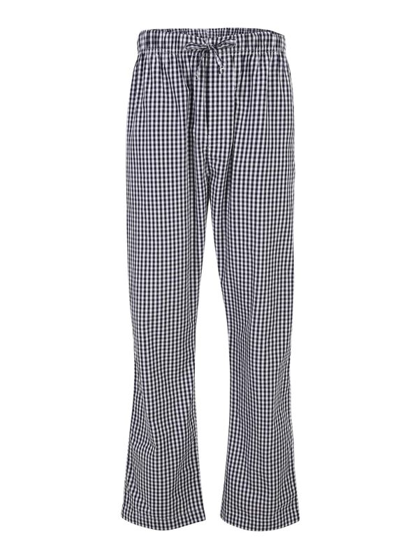 GANT GANT Панталон пижама  морскосиньо / мръсно бяло