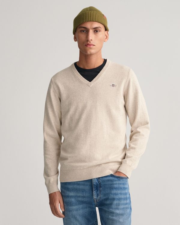 GANT GANT Пуловер 'CLASSIC'  светлобежово