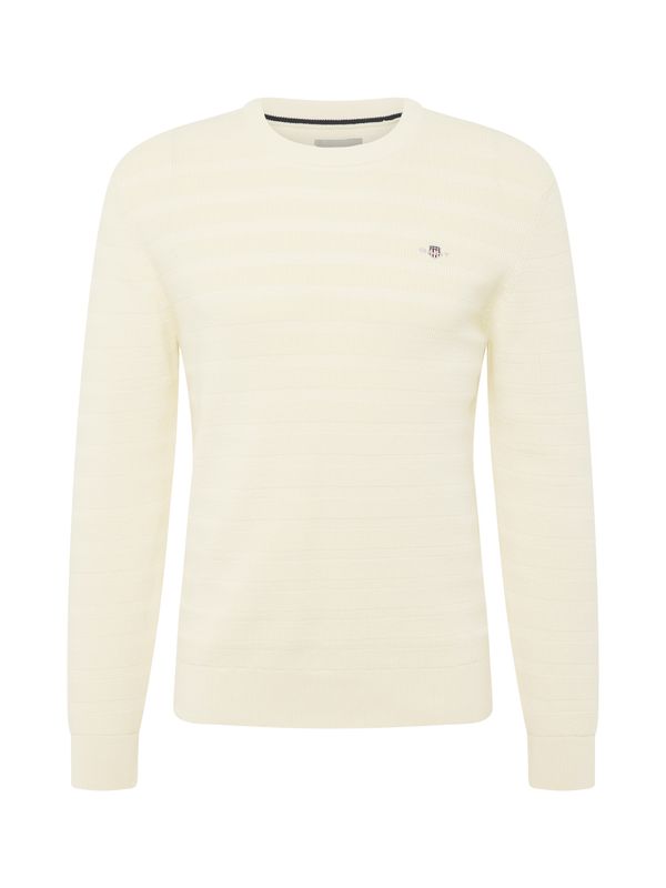 GANT GANT Пуловер  кремаво / нейви синьо / червено / сребърно