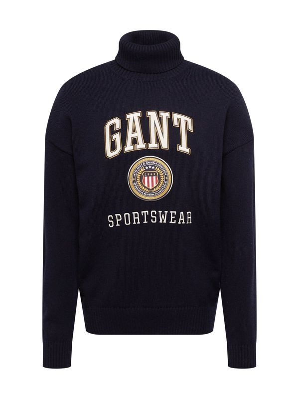 GANT GANT Пуловер  кремаво / тъмносиньо / жълто / червено