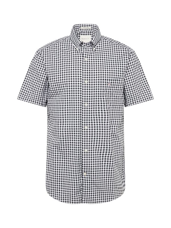 GANT GANT Риза  черно / бяло