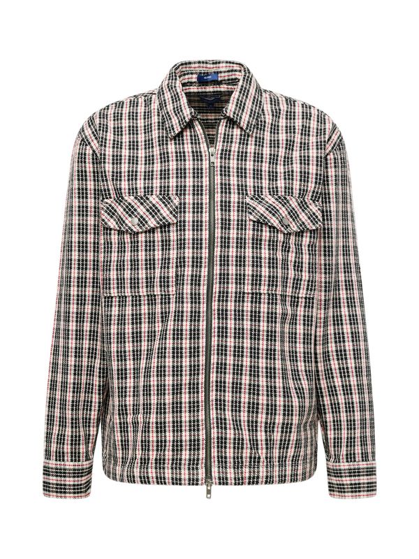 GANT GANT Риза  кремаво / червено / черно