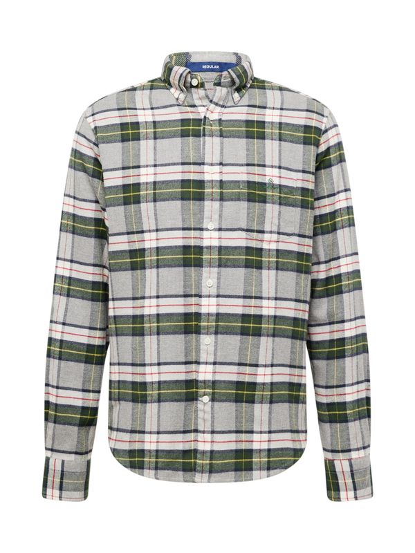 GANT GANT Риза  нощно синьо / светложълто / сив меланж / тревнозелено