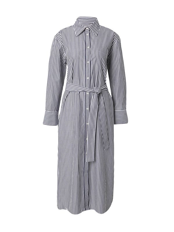 GANT GANT Рокля тип риза  тъмносиньо / мръсно бяло