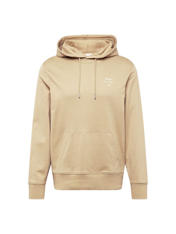 GANT GANT Суичър  бежово / бяло